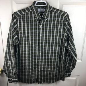 Southern Tide Stretch Button Front Shirt Plaid